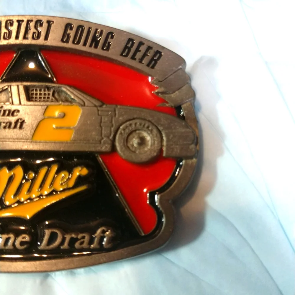 VTG. Miller Genuine Draft Brewing Co. Official Licensed Belt Buckle